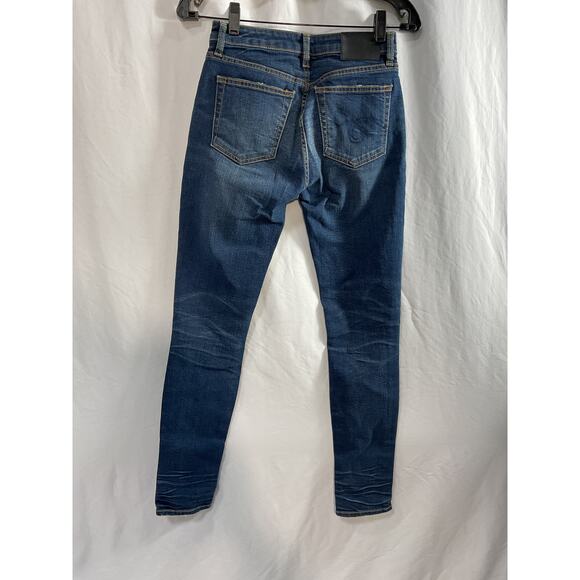 R13 Denim Black Cotton Pants Size 24 - Picture 2 of 4